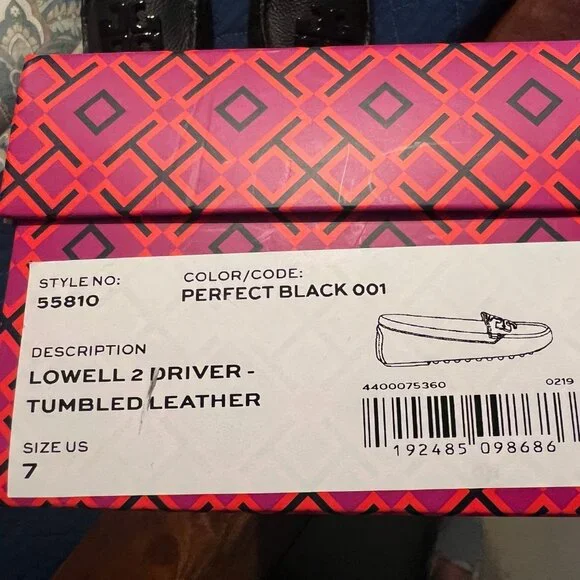 Tory Burch Lowell Black Loafers - Picture 5 of 8